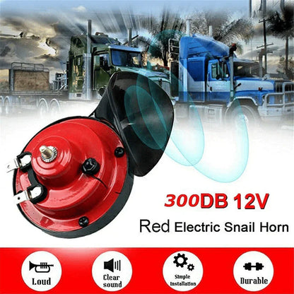 📢12V 300DB Zugschneckenhupe für LKW, Autos, Motorräder