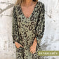 🔥Neujahrsangebot 49% Rabatt🔥Schickes Kleid mit Safari-Leopardenmuster🐆