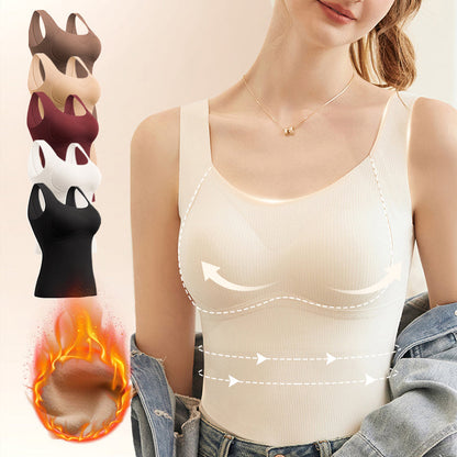 🎁Neujahrs-Hot-Sale 49% Rabatt🌸 Damen Thermo Tanktops mit integriertem BH