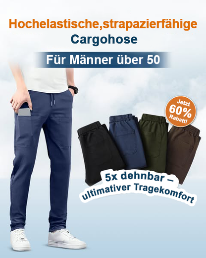 🩳 60% RABATT! 🏆 MultiPants Hochelastische Cargohose – Viele Taschen, Strapazierfähig & Für Aktiven Alltag 🏃‍♂️