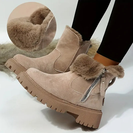 ❄️Damen-Winter-Fleece-Schneestiefel