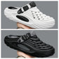 ✈️Atmungsaktive Slip-On-Sandalen für Herren👣Zwei Arten, ein Paar Schuhe zu tragen👣