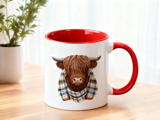 🔥WEIHNACHTSANGEBOT 50 % RABATT!!🏆Blitzangebot⚡ Über 50.000 Stück verkauft! Fast ausverkauft – 💥Süße Highland-Kuh-Tasse