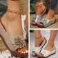 ⏳Begrenzte Zeit 50% Rabatt💥Damen Comfort Flower Slip-On Sandalen