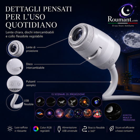 🌌✨� 50% RABATT! USB-Lampe mit Sternenhimmel-Projektion – Farbwechsel, dimmbar & tragbar – Perfekt für Kinderzimmer, Schlafzimmer & gemütliche Abende ✨