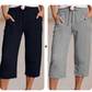 🌿 LIMITIERTES ANGEBOT 50% RABATT! ✨ Damen Hose aus Leinen-Baumwolle – Leicht, Falten, Gummibund 👒