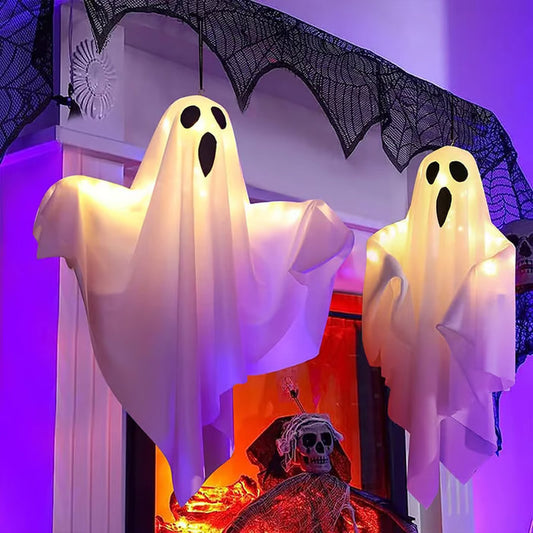 💥Halloween Vorschau👉 50% Rabatt👻Leuchtendes Gespenst Kronleuchter für Halloween Party Dekoration👻