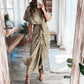 🎊2025 Neue Produkte👗Damen-Hemdkleid aus Satin mit Knöpfen