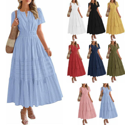 💃Damen Sommer 2025 Casual Midi Maxi Kleider💞