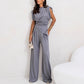 💕Elegantes, einfarbiges zweiteiliges Set für Damen😎(2-teiliges Set)💕