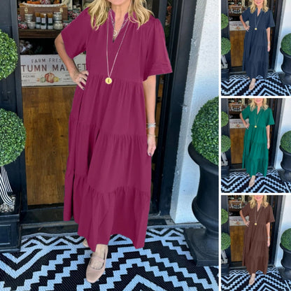 Elegantes Stufen-Maxikleid für Damen