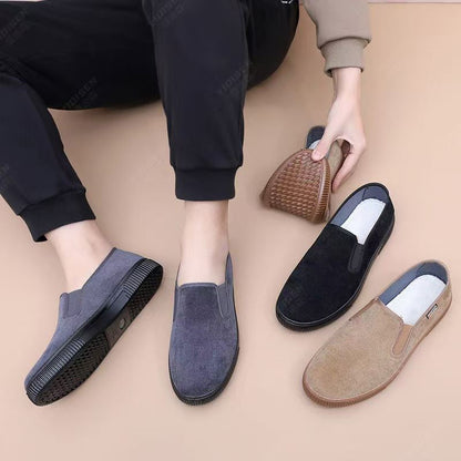 Herren Slip-On Atmungsaktive Schuhe mit weicher Sohle