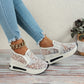 Lässige Mesh-Schuhe für Damen mit atmungsaktiver dicker Sohle