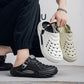 ✈️Atmungsaktive Slip-On-Sandalen für Herren👣Zwei Arten, ein Paar Schuhe zu tragen👣