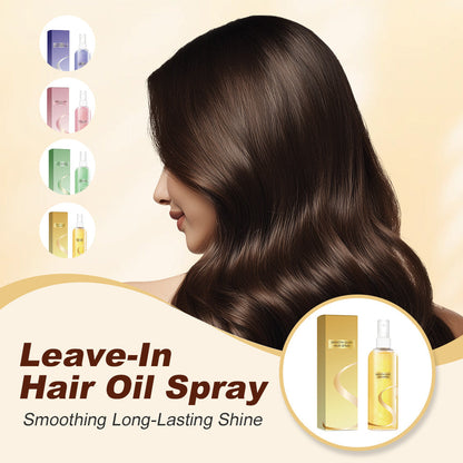 Leave-In Hair Oil Spray – glättender, langanhaltender Glanz