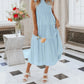 Lässiges, kurzes Midikleid für Damen im Sommer