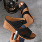 Offene Zehen-Slip-On-Keilsandalen für Frauen🌟🌟