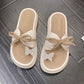 Frauen Mode Bowknot dicken Boden Hausschuhe