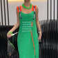 💖LAST DAY SALE 50% RABATT💖Lässiges bedrucktes ärmelloses Kleid für Frauen