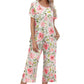 🎁Hot Sale 50% OFF⏳Women's Printed Top & Pants Nachtwäsche Set