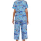 🎁Hot Sale 50% OFF⏳Women's Printed Top & Pants Nachtwäsche Set