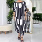 Lockeres Kleid mit modernem Print für Damen