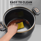 📢📢50 % Rabatt!! ⏰🍲 Large Capacity Micro-Pressure Enamel Soup Pot