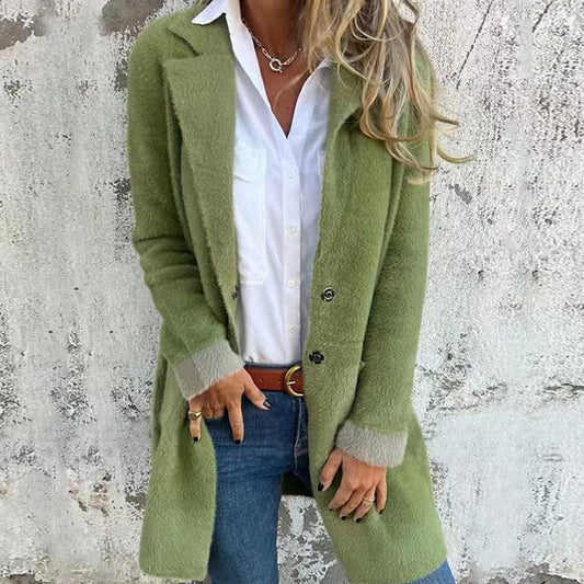 Damen klassischer eleganter Mantel in Midilänge🔥KOSTENLOSER VERSAND