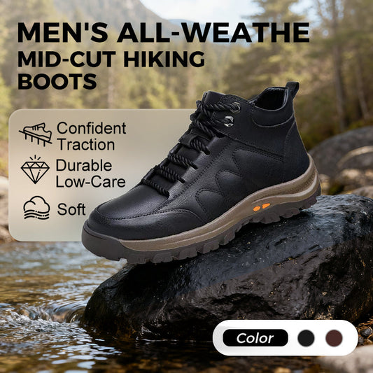 🔥LETZTER TAG VERKAUF 50% RABATT🔥Allwetter-Wanderstiefel für Herren in mittlerer Höhe