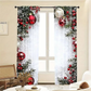 🎄🔥Weihnachtsaktion 45 % RABATT🔥Weihnachts-Fenstervorhänge 2-teiliges Set für die Wohnungsdekoration