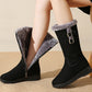 Damen modische wadenhohe Schneestiefel
