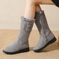 Damen modische wadenhohe Schneestiefel