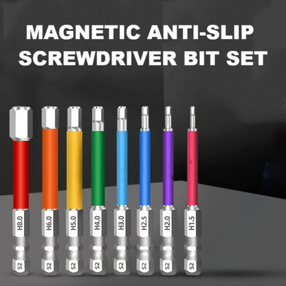 Magnetischer Anti-Rutsch-Schraubendreher-Bitsatz