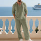 📢📢60 % Rabatt!! ⏰Herren Kapuze Casual Loose Top & Hose 2-teiliges Set