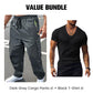 👖 60% RABATT! 💎 Herren Outdoor-Cargohose – Atmungsaktiv & Vielseitige Taschen – Robustes Material, Ganztagskomfort & Inkl. Gratis T-Shirt 🎁