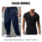 👖 60% RABATT! 💎 Herren Outdoor-Cargohose – Atmungsaktiv & Vielseitige Taschen – Robustes Material, Ganztagskomfort & Inkl. Gratis T-Shirt 🎁