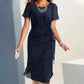 👗 50% RABATT! ✨ Einfarbiges elegantes Kleid – Schmeichelnde Passform, Vielseitiger Stil & Weicher Stoff 💃