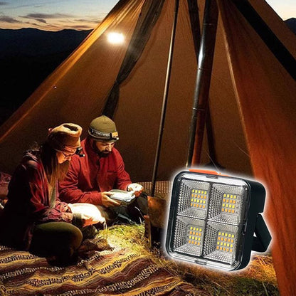 💡Tragbare Solar-Arbeitsleuchte mit 4 Beleuchtungsmodi