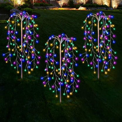 🎆 50% RABATT! ✨ Solar-Bodenlampe „Feuerwerk“ – Dekorativ, IP55 wasserdicht & 8-10h Licht für Garten und Terrasse ☀️