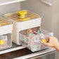 🧊 Eiswürfelform mit Aufbewahrungsbehälter & Ein-Knopf-Bedienung – müheloses Entnehmen, perfekt für Zuhause, Partys & Balkon