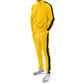 Zweiteiliges Set aus gestreifter Sportjacke und Hose für Herren