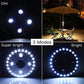 🔥50% Rabatt！💡 LED Klemmleuchte für Sonnenschirm & Stange – batteriebetrieben, 3 Leuchtmodi, wetterfest – perfekt für Terrasse, Camping & Garten