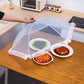 !⏰ Mesh-Pop-up-Schutz für Speisen – lässt sich flach zusammenfalten, mit Reißverschluss und aus Netzgewebe – schützt vor Fliegen, Insekten und Staub – perfekt für Picknicks, Grillpartys oder Mahlzeiten auf der Terrasse 🍉