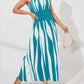 Bedrucktes Maxikleid mit Spaghettiträgern