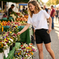 👖⏰ 50% RABATT – NUR FÜR KURZE ZEIT! Damen Sommer Shorts mit hohem Bund – Leicht, locker & stilvoll 🌿