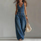 ⏳💫 ZEITLICH BEGRENZTES ANGEBOT! Ärmelloser Damen Jeans-Overall mit V-Ausschnitt & Weitbein