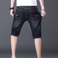 Dehnbare und atmungsaktive Denim-Shorts für Herren