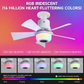 Smart-Home-Deckenventilator: Licht, RGB & Bluetooth-Speaker in einem! 💡🎶🌀