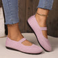 👟🌬️ Atmungsaktive Strickballerinas für Damen – Weich und atmungsaktiv, auch nach langen Spaziergängen bequem – Zahlung per Nachnahme ✅