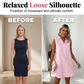 👗 Damen ärmelloses gestreiftes Blusenkleid mit V-Ausschnitt – moderner Look, luftig & vielseitig – perfekt für warme Tage, Strand & Freizeit